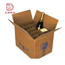 Professional custom made fashion paper custom printing cardboard wine box 12 bottle